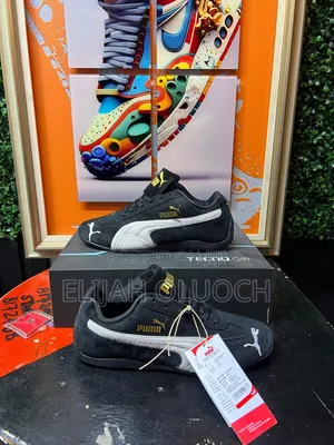 Black/White Puma Speedcat Sneakers