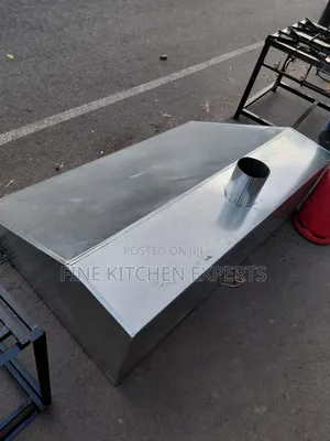 Galvanised Kitchen Chimney.