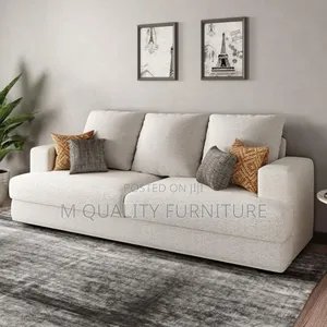 Cream 3 Seater Indoor Seat