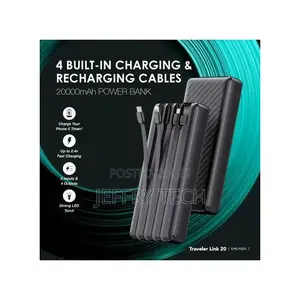 Oraimo Traveler Link 20 20000mah 12w Power Bank With Built-I