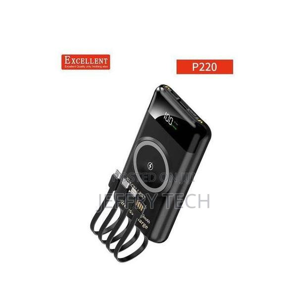 Excellent 20,000mah Wireless Charger Powerbank P220 - thumbnail 2