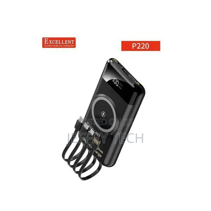 Excellent 20,000mah Wireless Charger Powerbank P220