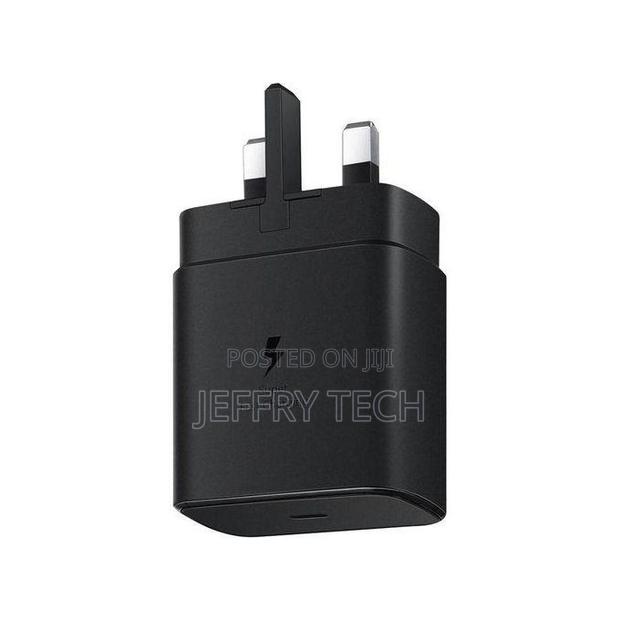Samsung Fast 45w Type-C to C Charger Adapter (Head Only)- Bl - main view