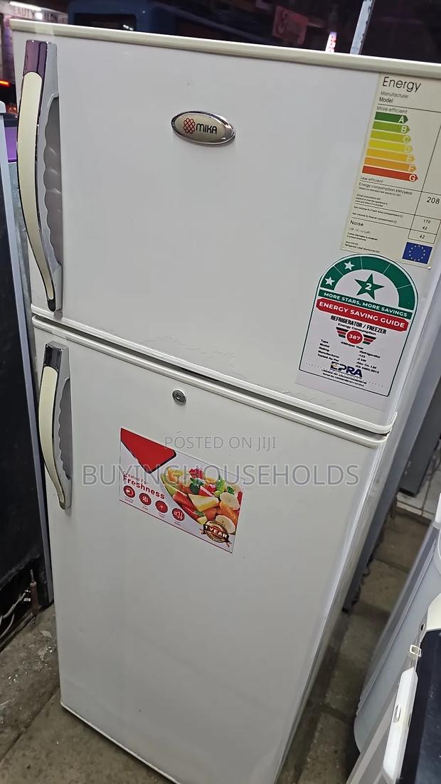 Mika 212l Two Door Fridge