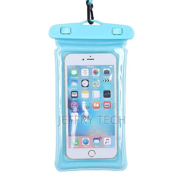 PVC Mobile Phone Waterproof Bag-Blue - main view