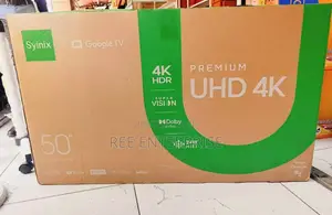 Brand New Syinix 50inch Google Tv
Premium Uhd4k(Hdr)