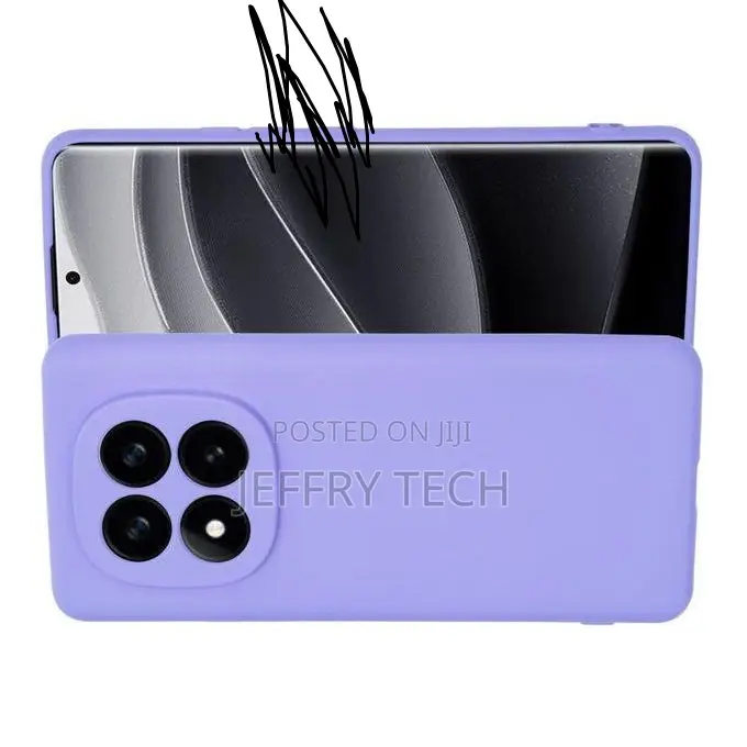 Silicon Phone Cover Case for Redmi Note 14 Pro Purple