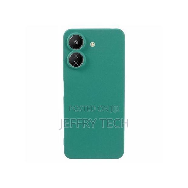Xiaomi Redmi 13c Silicone Back Cover Case (Green) - thumbnail 3