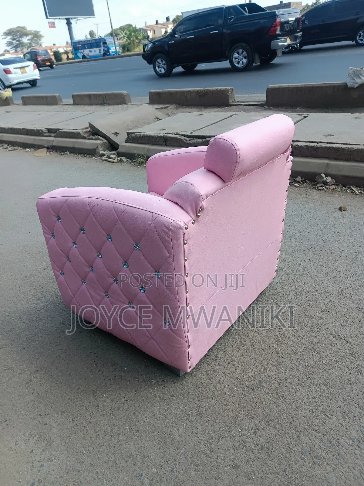 Lash Sofa Bed, Baby Pink 