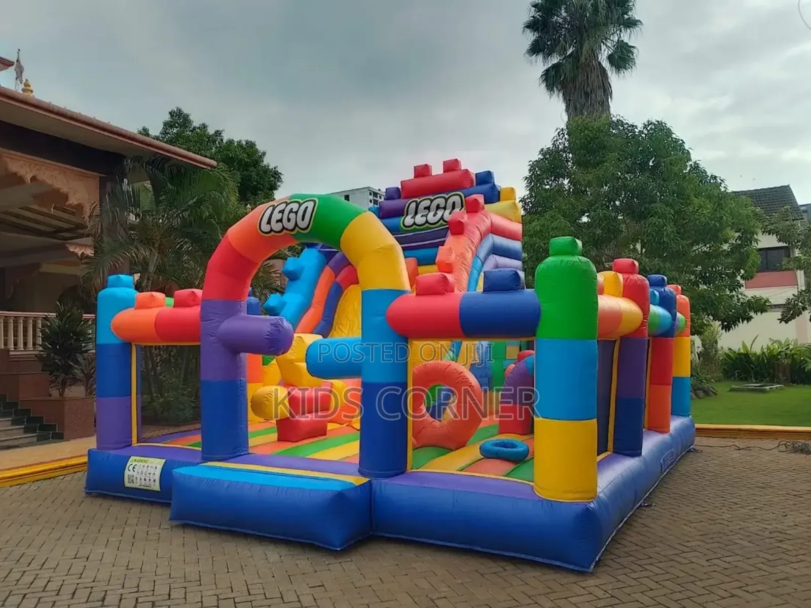 Lego-Themed Bouncing Castle for Hire
