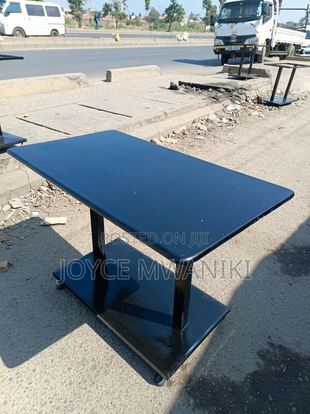 Restaurant Black Marble Table