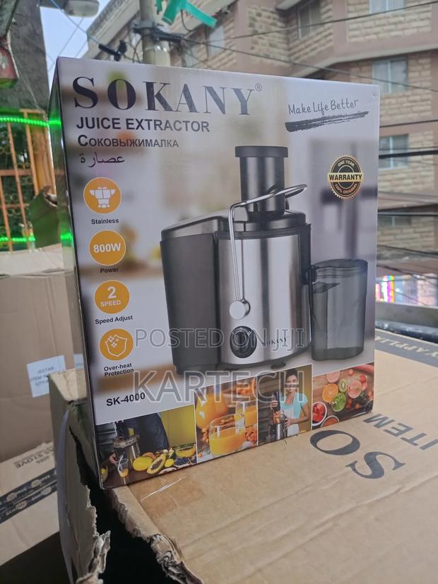 Sokany Sk-4000 800w Fruit and Vegetable Juice Extractor