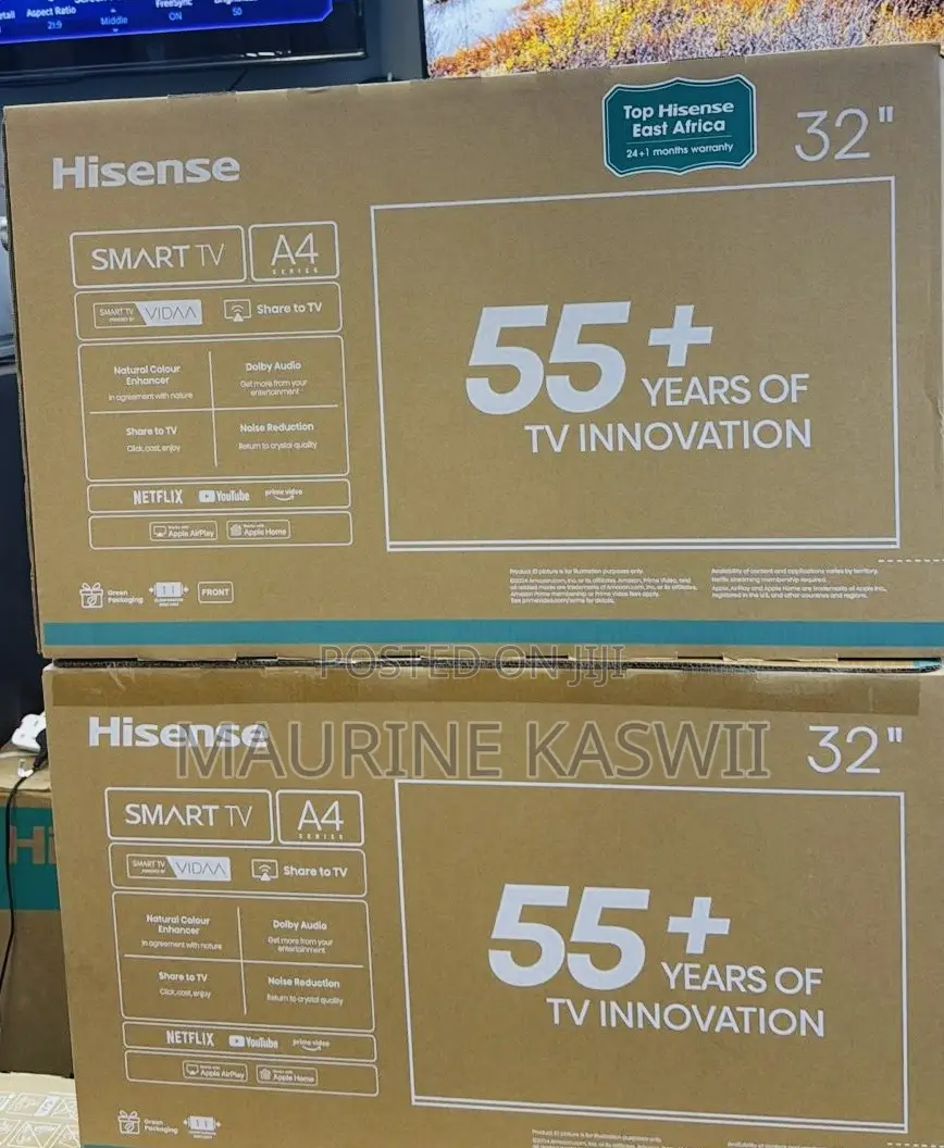 Hisense 32”Smart Hd Tv by Vida 32a4