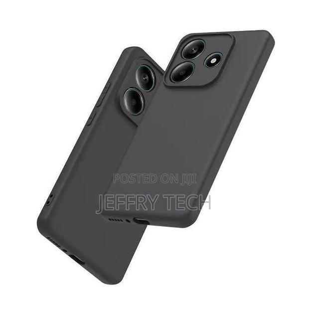 Redmi Note 14 Phone Case Soft Silicone Cover Case (Black) - thumbnail 3