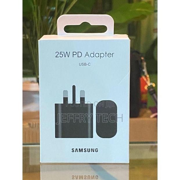 Samsung 25 W Fast Type C Charger 25w Usb C Adapter (White - main view