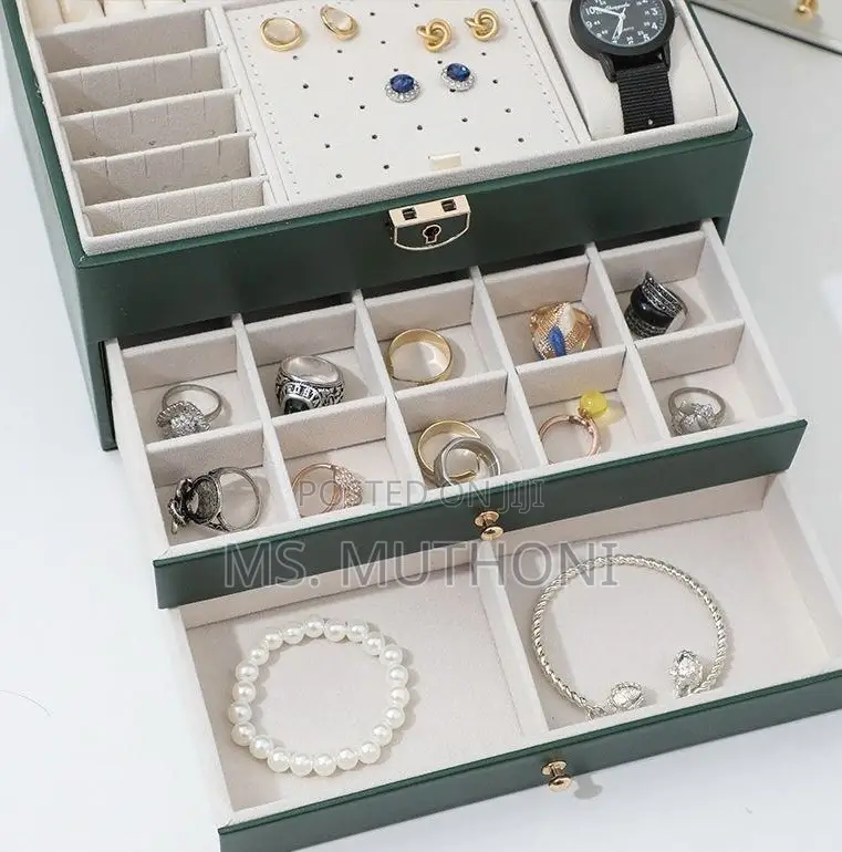 Large Size 3 Layer Jewelry Box /Jewelry Organizer