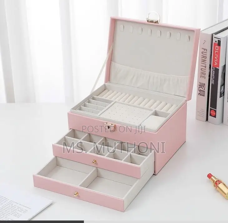 Large Size 3 Layer Jewelry Box /Jewelry Organizer
