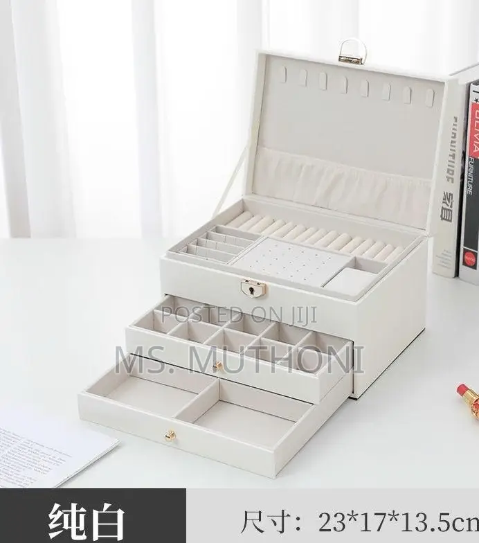 Luxury Multilayer Jewelry Organizer Box