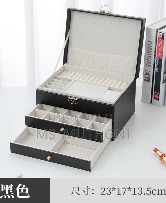 Multi-Layer (3-Layer )Jewelry Organizer Box, 