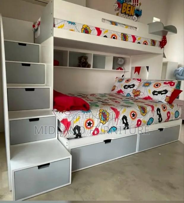 Makers of Children Double Decker Bed With Staircase
