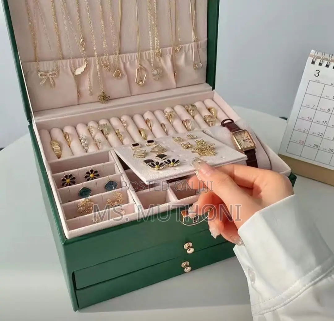 Multi-Layer (3-Layer )Jewelry Organizer Box, 