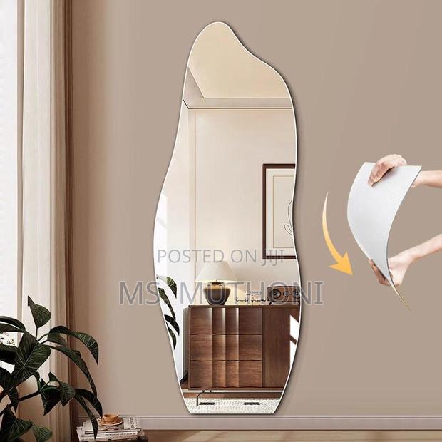 Peel and Stick Wall Mirror  (120 *40 Cm ) - main view
