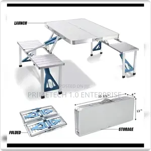 Foldable Portable Camping Table and Chair