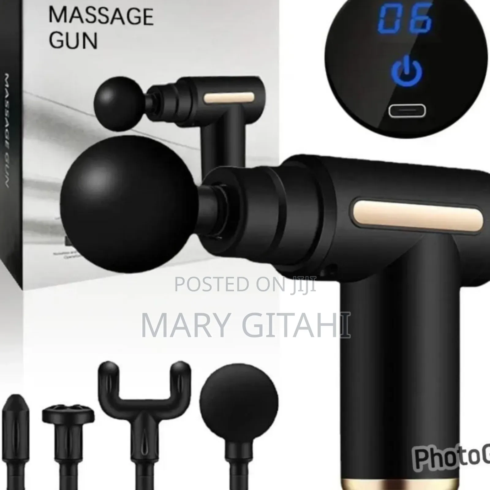 5 in 1 Portable Gun Massager, Body Relaxer