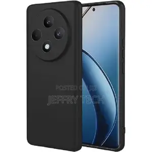 Oppo Reno 12f 4g/5g Soft and Silicone Phone Cover Case Black