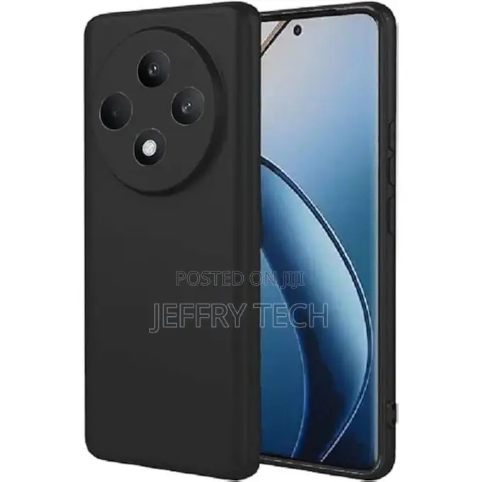 Oppo Reno 12f 4g/5g Soft and Silicone Phone Cover Case Black