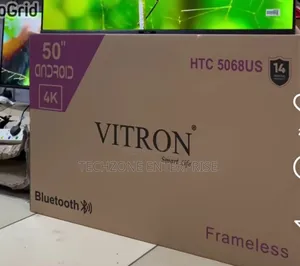 Vitron 50′′ Htc5068us Smart Android Led Tv Dolby Audio,