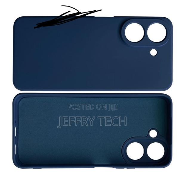 Proof Rubberized Back Case Cover for Xiaomi Redmi 13c (Blue) - thumbnail 2