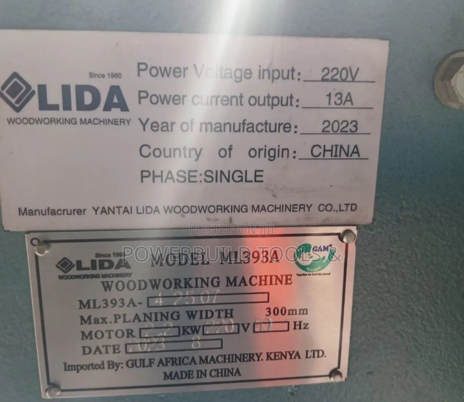 Lida Ml393a Multi-use Woodworking Machine.