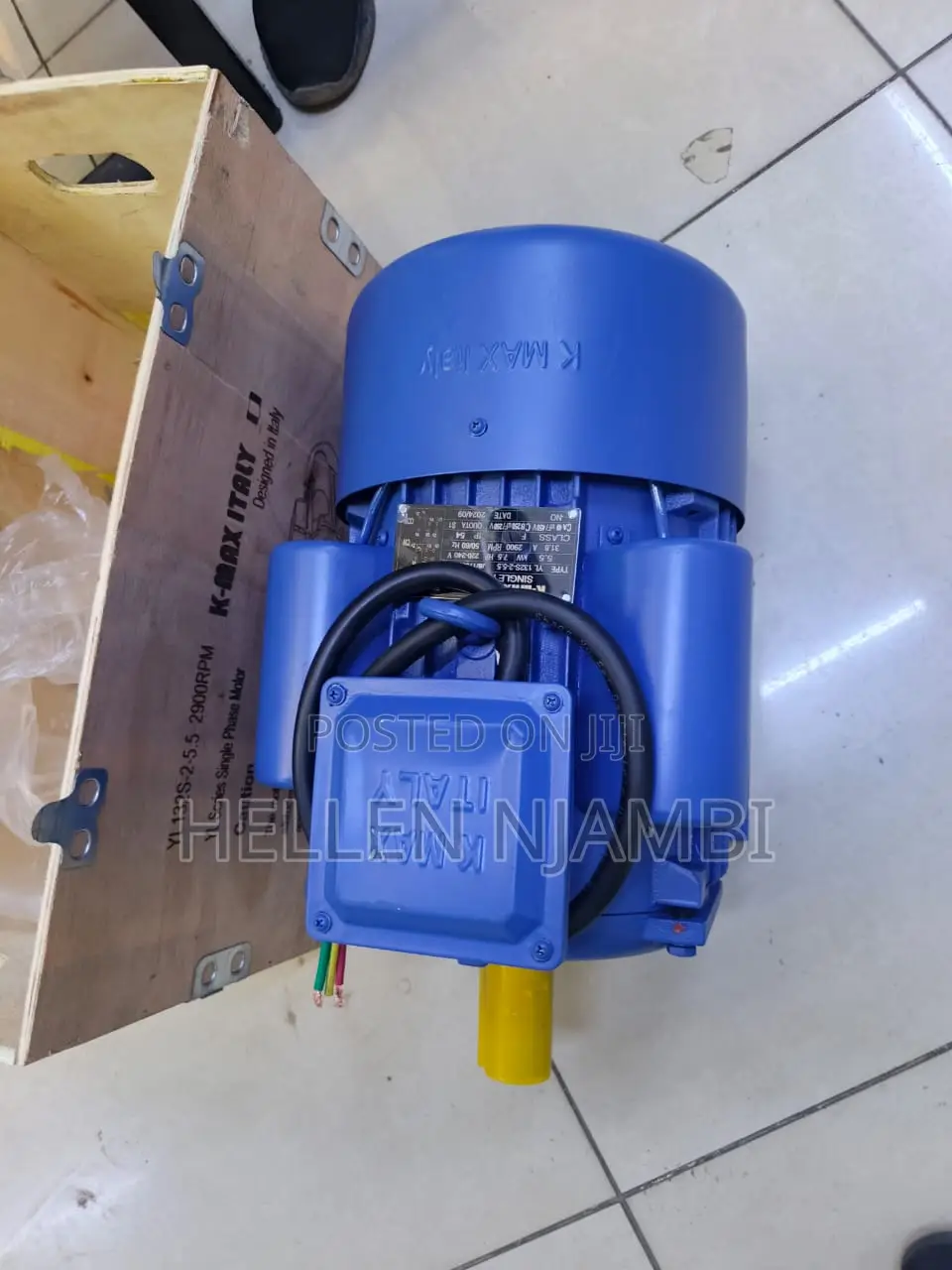 Kmax Italy 2hp Single Phase High Speed Motor