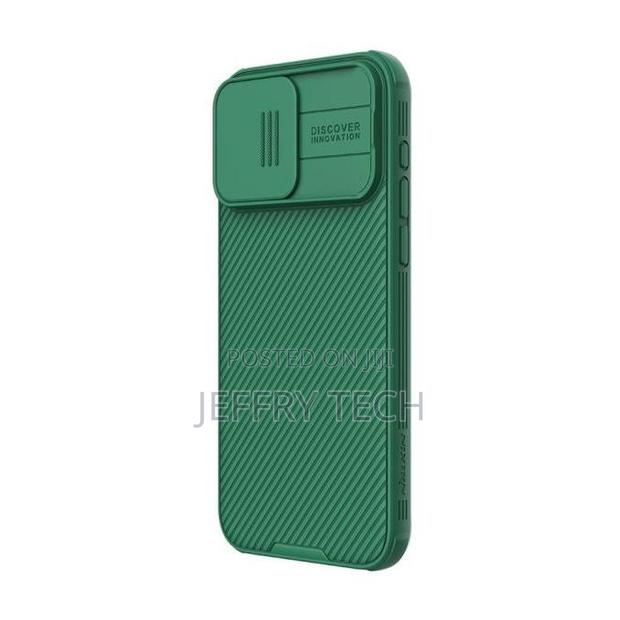 Nilkin Camshield Case Slide Camera iPhone 15 Pro Max (Green - main view
