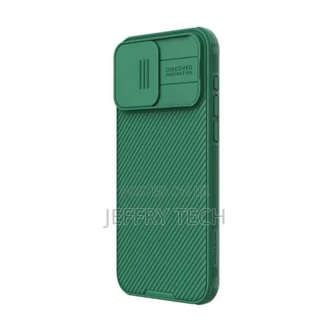 Nilkin Camshield Case Slide Camera iPhone 15 Pro Max (Green