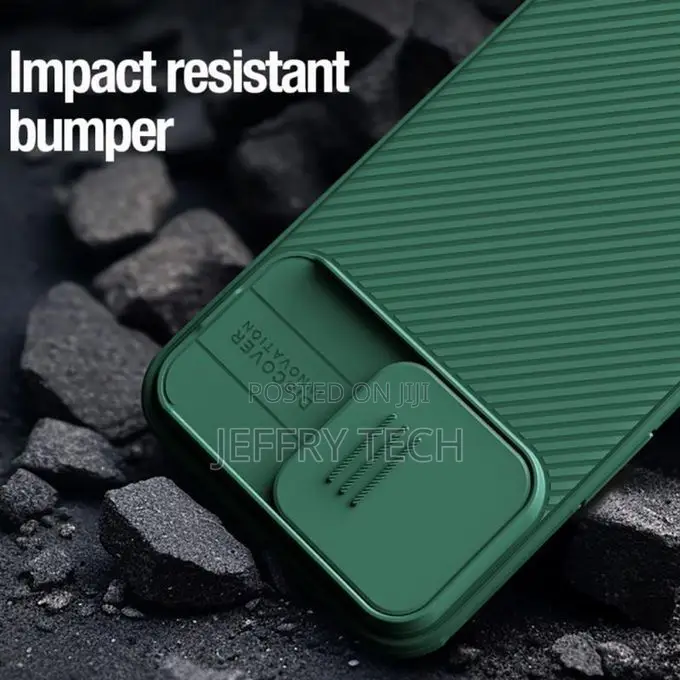 Nilkin Camshield Case Slide Camera iPhone 15 Pro Max (Green