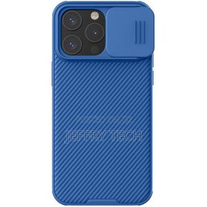 Nilkin Camshield Case With Sliwith iPhone 15 Pro Max(Blue) - thumbnail 2