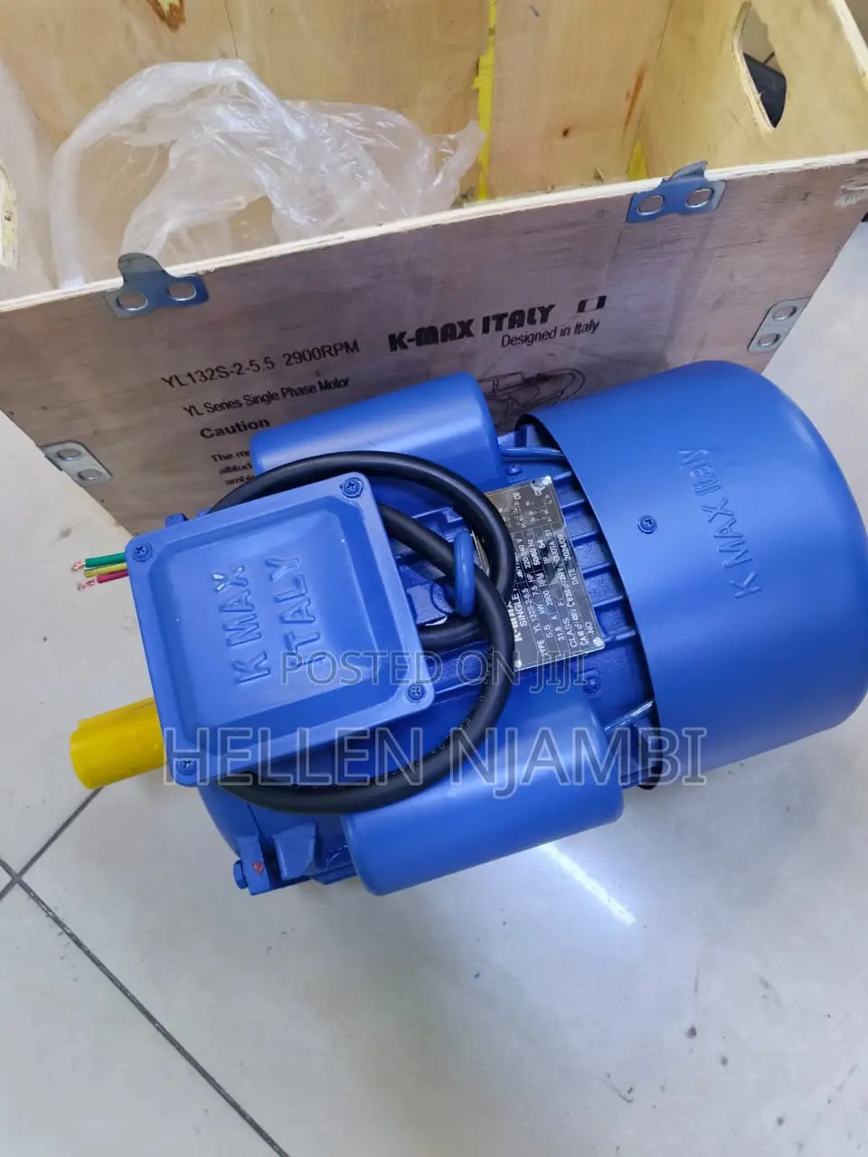 Kmax 2hp Single Phase Low Speed Electric Motor