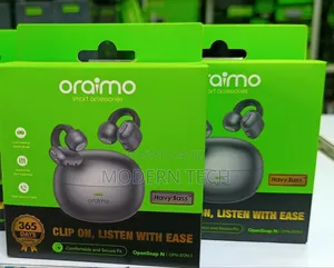 Oraimo Opensnap N Clip-on Open-Ear True Heavybass Earbuds