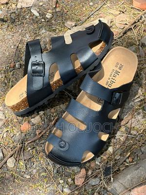 *High Quality Pure Leather (Maibulun)Cork Sandals - main view