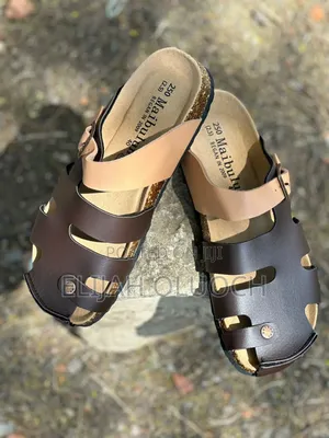 *High Quality Pure Leather (Maibulun)Cork Sandals