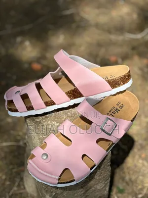 *High Quality Pure Leather (Maibulun)Cork Sandals