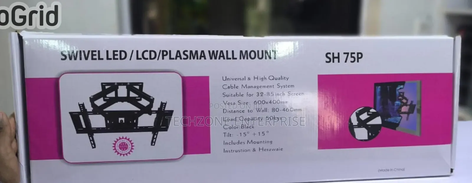 Full-Motion (Swivel ) Tv Wall Mount Suitable for 43-80 Inch,