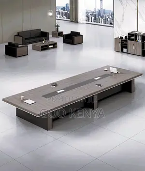 Office Table ; Wooden 4meters Conference Office Desk