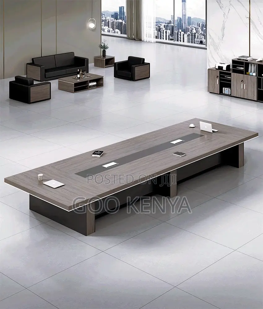 Office Table ; Wooden 4meters Conference Office Desk