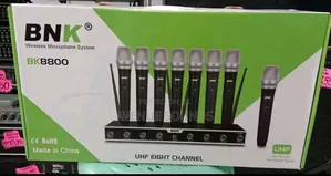 BNK Bk8800 8in1 Wireless Microphones