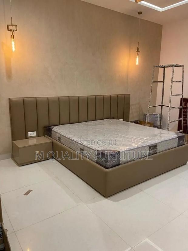 Brown Low Cut Headboard Beds - main view