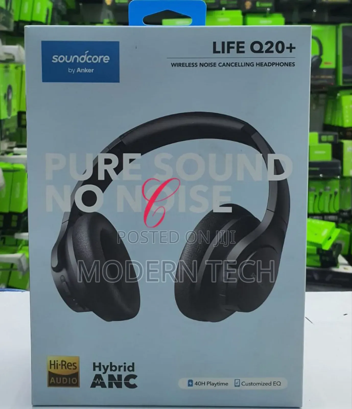 Soundcore Q20+ Wireless Hybrid Noise Cancelling Headphones