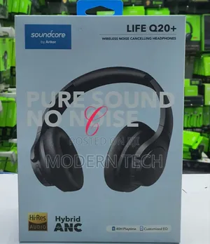 Soundcore Q20+ Wireless Hybrid Noise Cancelling Headphones